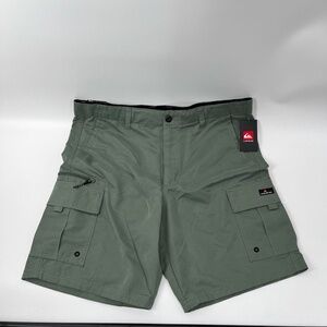 Quicksilver Men's Shorts (Brand New) 34W, Seaweed Color